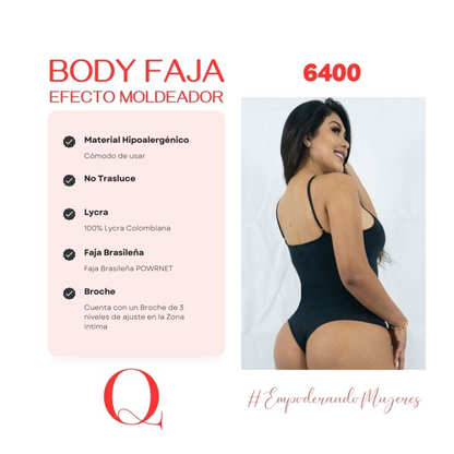 Body Faja Reductora de Control y Moldeo | Faja Invisible